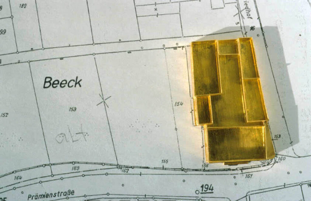 Grundrissbrosche Beeck